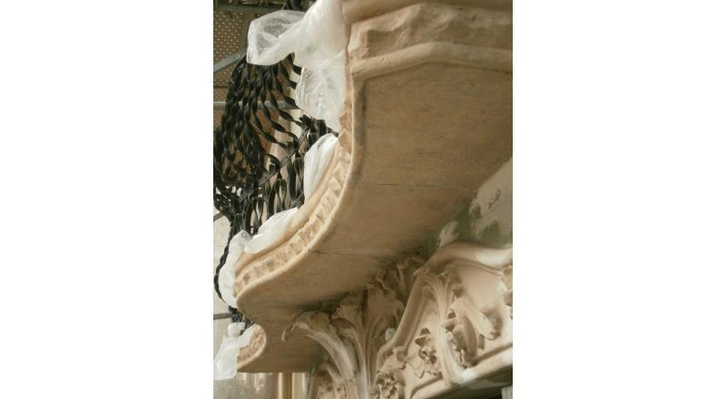 Restauración de fachada modernista (c/ Córcega, Barcelona)