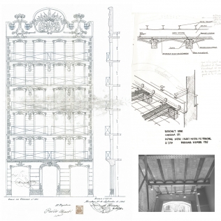 Restauración de fachada modernista (c/ Córcega, Barcelona)