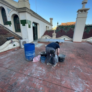 Rehabilitación de las cubiertas planas de las Escuelas Ribas (Rubí)