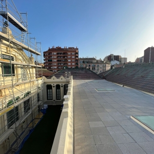 Rehabilitación de las cubiertas planas de las Escuelas Ribas (Rubí)