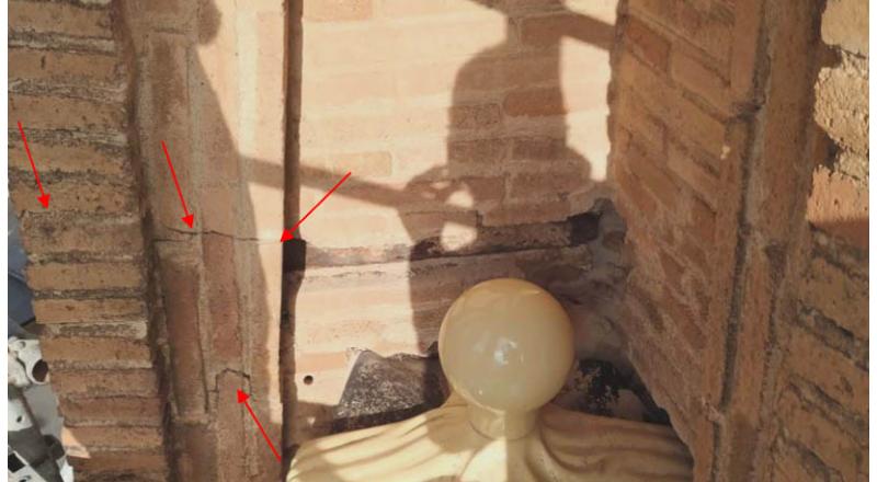 Rehabilitación estructural de pináculos de fachadas de la Escuela Teresiana Ganduxer