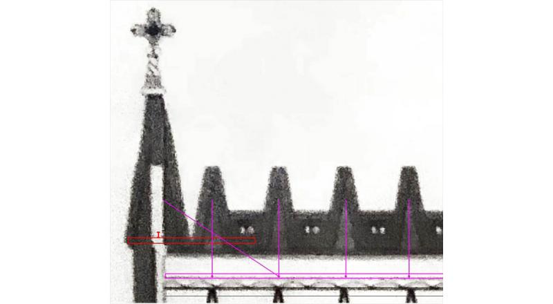 Rehabilitación estructural de pináculos de fachadas de la Escuela Teresiana Ganduxer