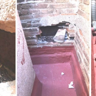 Rehabilitación estructural de pináculos de fachadas de la Escuela Teresiana Ganduxer