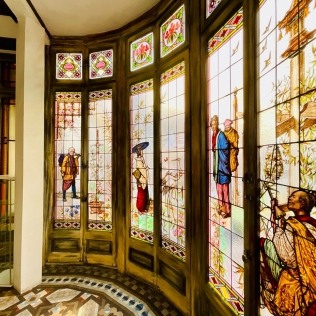 Restauración de vidrieras modernistas