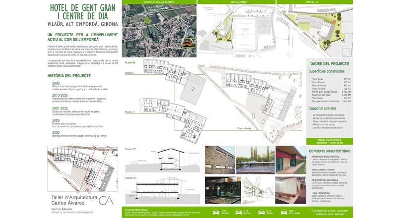 Anteproyecto de Geriátrico y Centro de día en Vilaür
