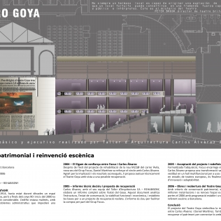 Proyecto de Restauración del Teatro Goya en Barcelona