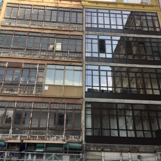 Rehabilitación de fachada posterior (c/ Roger de Llúria, Barcelona)