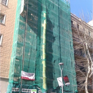 Rehabilitación de fachada principal (c/ Cartagena, Barcelona)